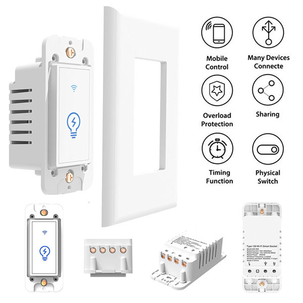 Gresatek Wifi Smart Light Switch Connected Crib